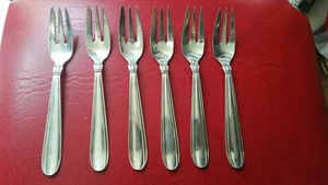 Dänisches Besteck – 830er Silber – 6 Gabeln – 3 Türme - Picture 1 of 4