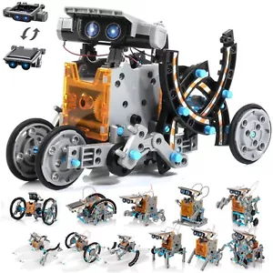 Kreatives 14-in-1 Roboter Set: Solar- und Batteriebetrieb für Kinder ab 8 Jahren - Bild 1 von 1