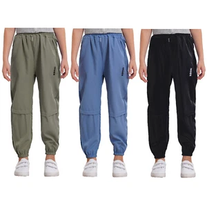 Kids Boys Sweatpants Jogging Pants Traveling Trousers Sports Elastic Breathable - Picture 1 of 45