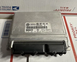1998-2002 AUDI A4-A6 ENGINE CONTROL MODULE ECM 4D0 907 551 AH - Picture 1 of 1
