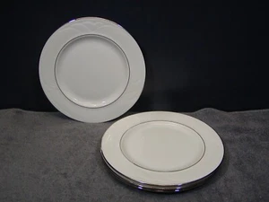 4 PLATOS DE ENSALADA LENOX SAND DUNE PLATINUM NUEVOS - Imagen 1 de 14