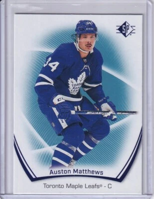 Auston Matthews, Toronto Maple Leafs 2021-22 SP Blue #88 - Image 1 of 2