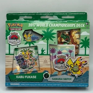 Pokémon TCG 2017 Welt Championships Deck ( Kabu Fukase, Samurai Sniper) Verpackt - Bild 1 von 2