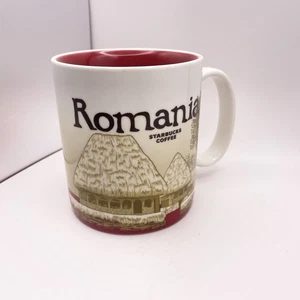 Rumänien Starbucks Kaffeetasse Becher Global Icon 2016 Collection Serie 16OZ rot - Bild 1 von 7