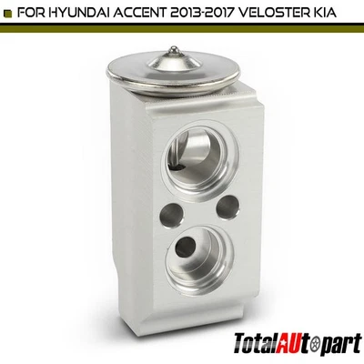 Válvula de expansión de aire acondicionado de aluminio para Kia Rio Hyundai Accent 2013-2017 Veloster Foto 1 de 4
