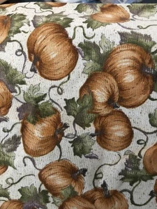 Longaberger 2003 Autumn Tote Basket Liner - Pumpkin Patch - Picture 1 of 1