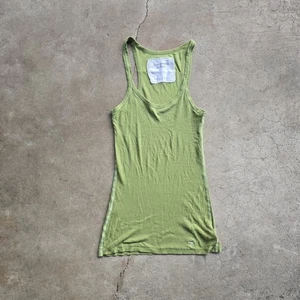 Abercrombie & Fitch Green Y2K Vintage Cami Tank Top Small  - Picture 1 of 3