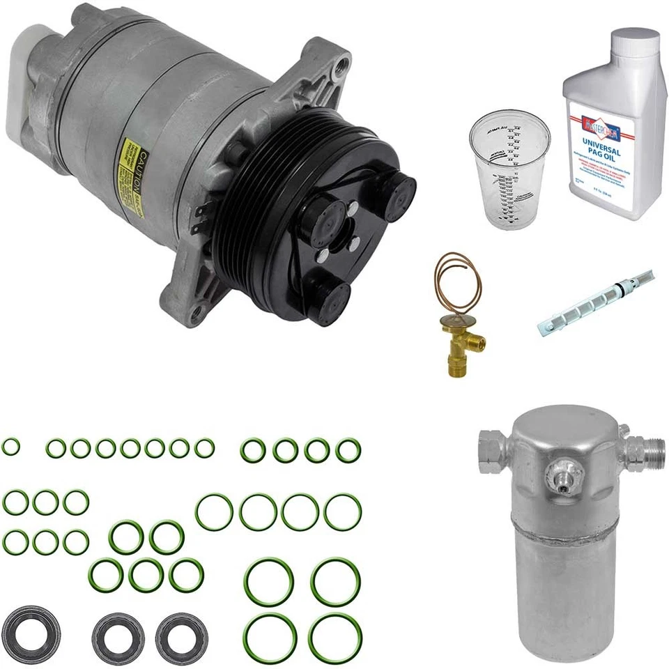 For Chevy G10 G20 G30 GMC G2500 G1500 Omega AC Compressor w/ A/C Repair Kit TCP - Image 1 of 1