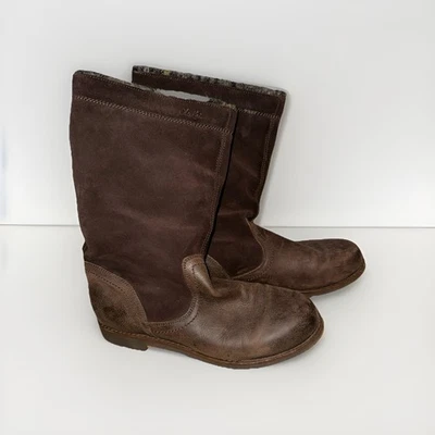 OLUKAI Haleakala Leather & Suede Boots - Women's Size US 8.5 Brown New No Box - Image 1 of 4