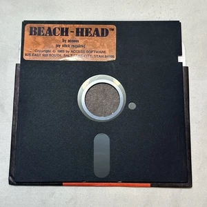 Vintage Commodore 64 Floppy Disk Beach-Head - Picture 1 of 2