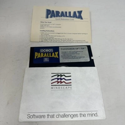 Parallax by Mindscape 1986 for Commodore 64 / 128 UNTESTED - Image 1 of 4