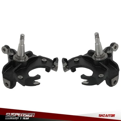 2PC 2.5" Drop Spindles Front Suspension For Chevrolet C10 Pickup 1963-1970 2WD - Image 1 of 4