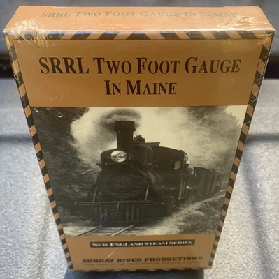 SRRL Two Foot Gauge In Maine Sunday River Productions VHS NE Steam Series Train - Image 1 of 4
