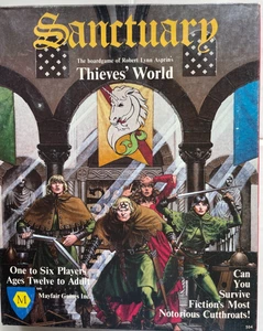 SANCTUARY Thieves' World Board game - Mayfair Games #504 - 100% complete - VG+ - Picture 1 of 5