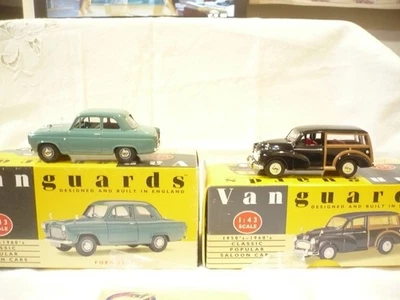 VANGUARDS  1/43 NUOVE PERFETTE MINOR TRAVELLER E FORD PREFECT DA MOSTRA SCATOLE - Immagine 1 di 2