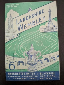 Manchester Utd V Blackpool. FA Cup Final 1948 - Picture 1 of 8
