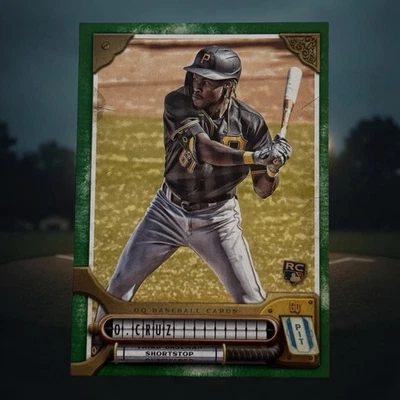 2022 Topps Gypsy Queen Green #30 Oneil Cruz  RC Rookie Pirates  - Image 1 of 2