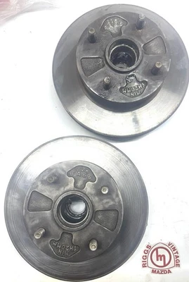 Передние тормозные диски диски и ступицы Mazda Rx7 S3 FB 1984 1985 GSLSE 4x114,3 - Изображение 1 из 4