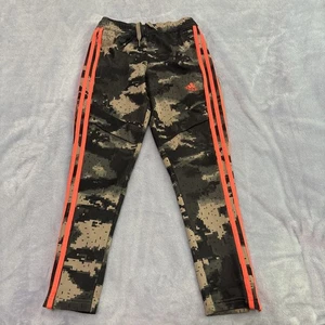 Adidas Boys S 9-10 Youth Camo Jogger Pants, Ankle Zippers - Picture 1 of 7