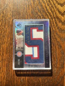 ARAMIS RAMIREZ 2007 SP AUTHENTIC BY THE LETTER AUTO 15/25 CUBS AUTOGRAPH RARE