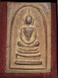 PHRA SOMDEJ LP KUAY RARE OLD THAI BUDDHA AMULET PENDANT MAGIC ANCIENT IDOL#941 - Picture 1 of 9