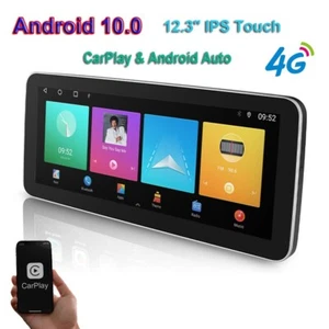 12.3 Inch Android 10.0 Car Stereo GPS Navigation Wireless Carplay Video Player - Picture 1 of 13