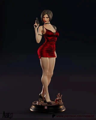 Ada Wong Resident Evil (3D) 1:6/1:8/1:10/1:12/1:16 Scale Printed Model Kit - Image 1 of 4