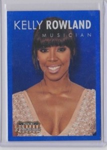 2015 Panini Americana Blue Parallel Trading Card #27 Kelly Rowland