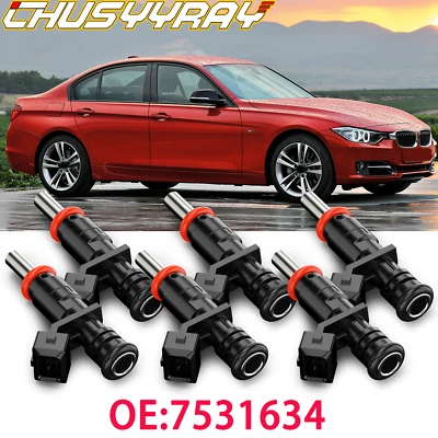 X6 nuevos inyectores de combustible de actualización para BMW 525xi 2006 2007 3,0 L #7531634 Foto 1 de 4