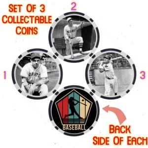BILL TERRY - LEGENDARY BASEBALL PLAYER - COLLECTABLE COIN SET - Picture 1 of 2