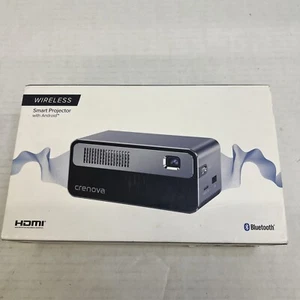 Crenova WiFi Mini DLP Projector with Bluetooth, With Android 1080p - Picture 1 of 4