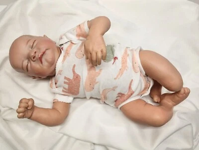 Bonnie Brown 18 Inch Reborn Baby Doll Levi Lifelike 2016 - Image 1 of 4