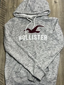 Hollister Damen Pullover Sweatshirt grau kalifornisch Hoodie Größe S - Bild 1 von 3