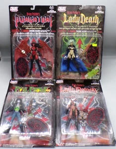 SEALED Moore Action Collectibles LADY DEATH figure LOT Demon PURGATORI moc GITD - Picture 1 of 9