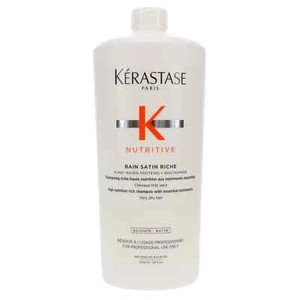Kerastase Nutritive Bain Satin Riche Shampoo 34oz/1L FAST SHIP - Picture 1 of 3