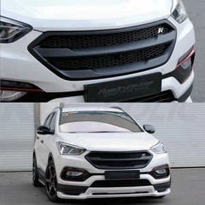 GLOSS BLACK Roadruns Replacement Radiator Grille for Hyundai Santa Fe 2017-2018 - Picture 1 of 13