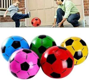8" Inflatable Football Kids Sports Beach Ball Pool Toys Games Party Bags Fillers - Picture 1 of 36