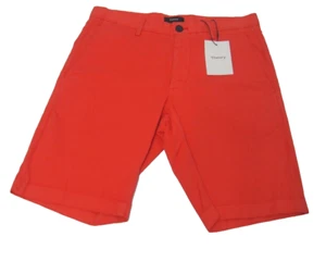 Neu mit Etikett Theory Zaine Herren-Chinoshorts 28 cadmiumrot Patton Vintage-Waschung 9 Zoll Schrittlänge - Bild 1 von 4