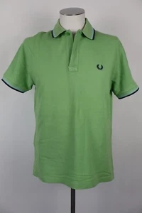 FRED PERRY POLO MAGLIA UOMO COTONE TG 44" 112CM MAN SHIRT CASUAL VINTAGE - Imagen 1 de 10