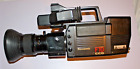 Aparat wideo vintage Panasonic F10 CCD z obiektywem zmiennoogniskowym telewizora 10,5-126 mm