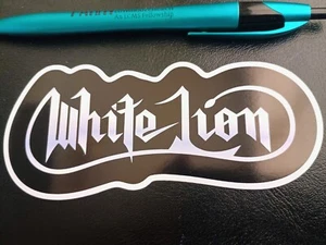 WHITE LION Hair Metal Band STICKER - Mint Condition / Rare - 80s HARD ROCK - Picture 1 of 1
