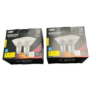 FEIT Electric 75W PAR30 Bright White Dimmable LED Bulbs. 750 Lumens(2 Pack) II - Picture 1 of 5