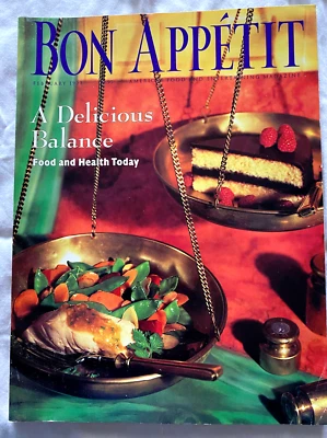 Bon Appétit Magazine February 1993 1990's Lifestyle Cooking Recipes Ads Vintage. - Image 1 of 2