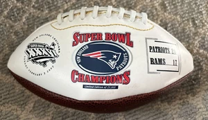 Football Limited Edition - New Orleans Super Bowl 36 -2002 Patriots vs. Rams - Picture 1 of 5