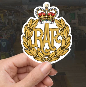 Royal Air Force (RAF) Waterproof Vinyl Stickers - Official MoD Reseller - Picture 1 of 7