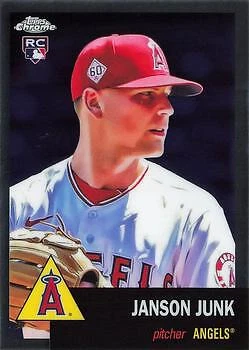 Janson Junk 2022 Topps Chrome Platinum Anniv. - #280 RC - Los Angeles Angels - Image 1 of 2