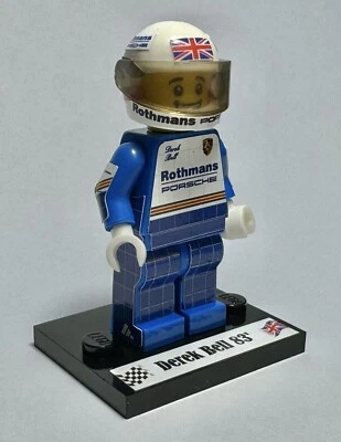 Minifigure Derek Bell Le Mans Porsche 962 1983 24h Le Mans - Immagine 1 di 2