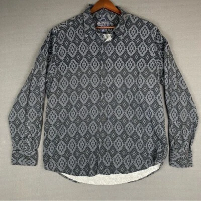 American Rag Western Flannel Shirt Men's XL Aztec Southwest Cowboy - Image 1 of 4