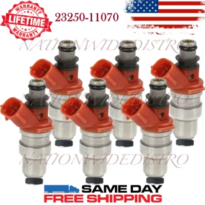 6x Injetores de Combustível Denso OEM para 1989-1995 Lexus ES300 3.0L V6 23250-11070 - Imagem 1 de 4