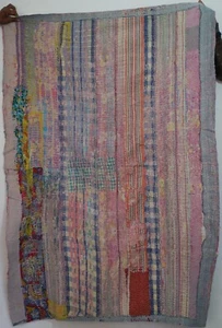Very High Quality Multicolor Wonderful Vintage Kantha Quilts Bedding Blankets - Picture 1 of 3